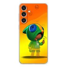 Чехол для Samsung Galaxy S25 Plus Бравл Старс (VPrint) – Мальчик Леон