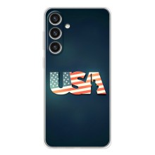 Чохол Прапор USA для Samsung Galaxy S25 Plus