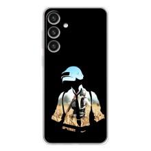 Силиконовый чехол с картинкой "Герой Pubg" на Samsung Galaxy S25 Plus – Пубг мен