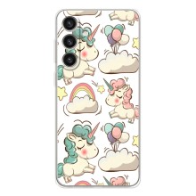Чехол для Гелекси С25 Плюс - (Единорожки - Новинки) (AlphaPrint) (Единорожки)
