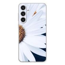 Чехол с ромашками на Samsung Galaxy S25 Plus – Пол ромашки