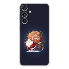 Чехол Санта Клаус для Samsung Galaxy S25 Plus (Подарки от Санты)