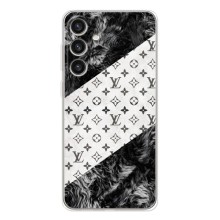 Чохол Стиль Louis Vuitton на Samsung Galaxy S25 Plus (LV на білому)