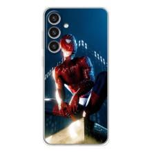 Чехол Супергерой Человека Паука на Samsung Galaxy S25 Plus – Паук на доме