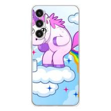 Чехол Unicorn на Samsung Galaxy S25 Plus – Радуга единорожка