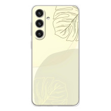 Чохол квітковий дизайн для Samsung Galaxy S25 Plus – Зелений фон