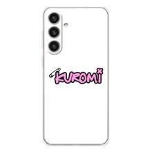 Чехол с персонажем Куроми на Samsung Galaxy S25 Plus – Лого Куроми
