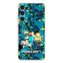 Чехлы для Samsung Galaxy S25 Plus (Персонажи Майн Крафт) – Майнкрафт