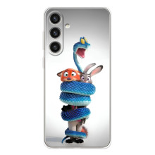 Силиконовый чехол с принтом Зоотрополіс для Samsung Galaxy S25 Plus – Змея Зоо