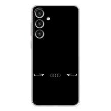 Силиконовый бампер с картинкой машины на Samsung Galaxy S25 Plus (Силует Audi)