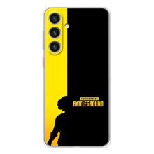 Чехол (TPU) с картинкой "Лого Пабг" на Галакси М25 Плюс (Battlegrounds)