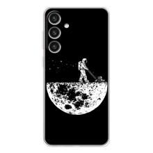 Силиконовый Чехол с принтом "Космонавты" на Samsung Galaxy S25 Plus – Космонавт