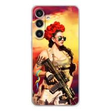 ЗСУ Чехлы (TPU) для Samsung Galaxy S25 Plus – Женщина солдат