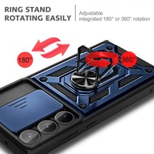 Ударопрочный чехол Camshield Serge Ring для Samsung Galaxy S25 Ultra – Синий