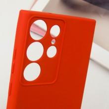 Чехол Silicone Cover Lakshmi Full Camera (AA) для Samsung Galaxy S25 Ultra – Красный