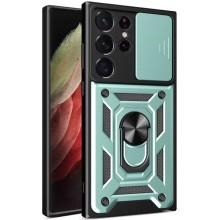 Ударопрочный чехол Camshield Serge Ring для Samsung Galaxy S25 Ultra – Зеленый
