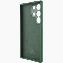 Чехол Silicone Cover Lakshmi Full Camera (AAA) with Logo для Samsung Galaxy S25 Ultra – Зеленый