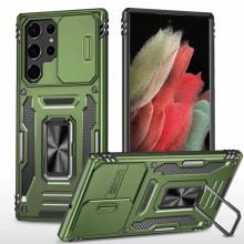 Ударопрочный чехол Camshield Army Ring для Samsung Galaxy S25 Ultra – Оливковый
