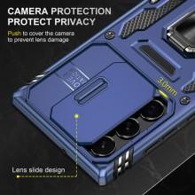 Ударопрочный чехол Camshield Army Ring для Samsung Galaxy S25 Ultra – Синий