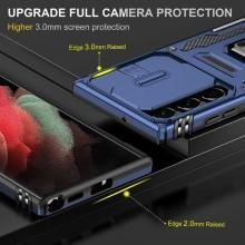Ударопрочный чехол Camshield Army Ring для Samsung Galaxy S25 Ultra – Синий