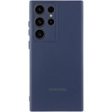 Чехол Silicone Cover Lakshmi Full Camera (AA) with logo для Samsung Galaxy S25 Ultra – Синий