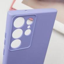 Чехол Silicone Cover Lakshmi Full Camera (AA) with logo для Samsung Galaxy S25 Ultra – Сиреневый