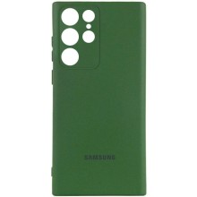 Чохол Silicone Cover Lakshmi Full Camera (AA) with logo для Samsung Galaxy S25 Ultra – Зелений