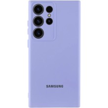 Чохол Silicone Cover Lakshmi Full Camera (AA) with logo для Samsung Galaxy S25 Ultra – Бузковий