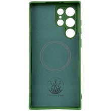 Чохол Silicone Cover Lakshmi Full Camera (AA) with MagFit для Samsung Galaxy S25 Ultra – Зелений