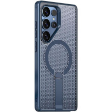 Чохол TPU Breeze with MagSafe stand для Samsung Galaxy S25 Ultra – Блакитний