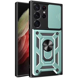 Чохол Ummi Camshield Serge Ring для Samsung Galaxy S25 Ultra – Зелений