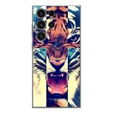 Чехлы с изображением разных животных для Samsung Galaxy S25 Ultra (Яркий Тигр)