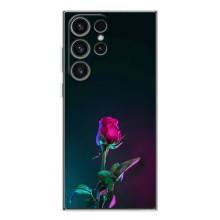 Чехлы с принтом Розочки для Samsung Galaxy S25 Ultra – Ночная роза