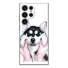 Чохли з собаками для Samsung Galaxy S25 Ultra (VPrint) (Радісний Хаскі)