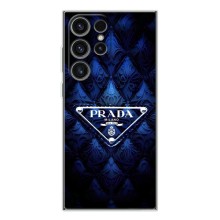Чехол (Dior, Prada, YSL, Chanel) для Samsung Galaxy S25 Ultra (Прада)