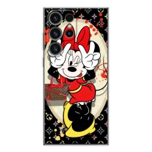 Чехол Disney Mouse Samsung Galaxy S25 Ultra (PREMIUMPrint) – Минни peace