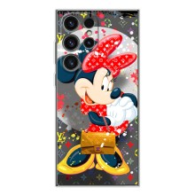 Чехол Disney Mouse Samsung Galaxy S25 Ultra (PREMIUMPrint) – Minni с бантиком