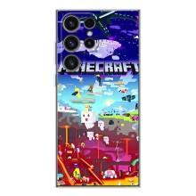 Чехол майнкрафт для Samsung Galaxy S25 Ultra – MINECRAFT