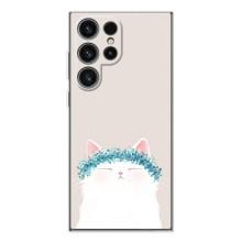 Чехол на тематику: Коты для Samsung Galaxy S25 Ultra – Белый котик
