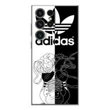 Чехол в стиле "Адидас" для Галакси С25 Ультра (Adidas шнурки)