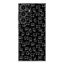 Чохол з принтом для Samsung Galaxy S25 Ultra (AlphaPrint) Модні коти (Маленькі котики)