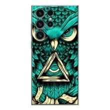 Чохол з пташками на Samsung Galaxy S25 Ultra (VPrint) (Сова з оком)