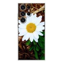 Чехол с ромашками на Samsung Galaxy S25 Ultra – Белая ромашка