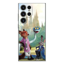 Чехол Зоотрополіс на Samsung Galaxy S25 Ultra – Ник Джуди и змея