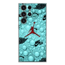 Силиконовый Чехол Nike Air Jordan на Галакси С25 Ультра (Джордан Найк)