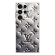 Текстурный Чехол Louis Vuitton для Галакси С25 Ультра – Бежевый ЛВ