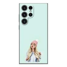 Силіконовый Чохол на Samsung Galaxy S25 Ultra з картинкой Модных девушек (В шапці)