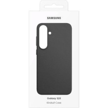 Шкіряний чохол Leather Case (AAA) для Samsung Galaxy S25 – Чорний