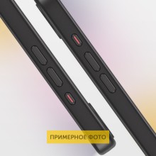 TPU+PC чехол Metal Buttons with MagSafe Colorful для Samsung Galaxy S25 – Черный