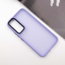 Чехол TPU+PC Lyon Frosted для Samsung Galaxy S25 / S24 – Фиолетовый